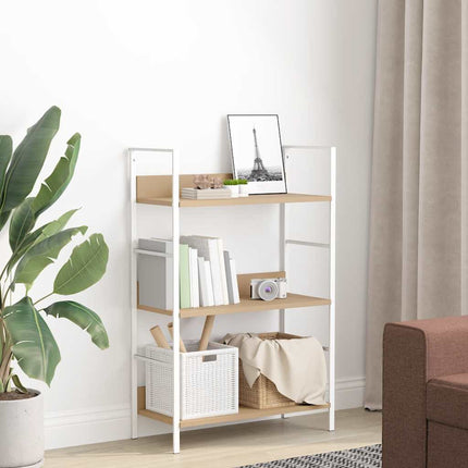 Bokhylla 3 hyllor ek 60x27,6x90,5 cm konstruerat trä