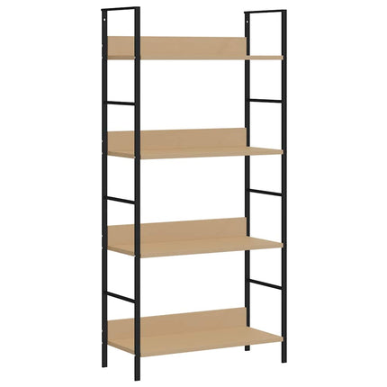 Bokhylla 3 hyllplan ek 60x27,6x124,5 cm konstruerat trä