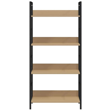 Bokhylla 3 hyllplan ek 60x27,6x124,5 cm konstruerat trä