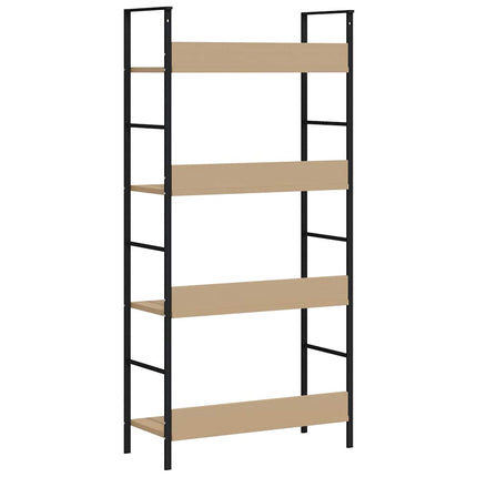 Bokhylla 3 hyllplan ek 60x27,6x124,5 cm konstruerat trä