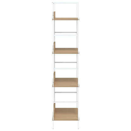Bokhylla 4 hyllor ek 60x27,6x124,5 cm konstruerat trä