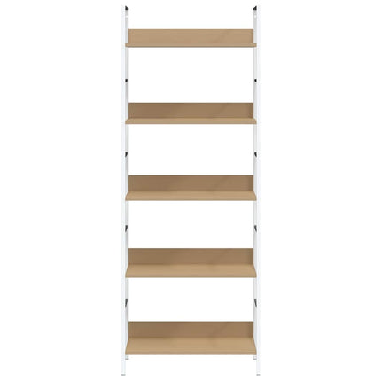 Bokhylla 5 hyllplan ek 60x27,6x158,5 cm konstruerat trä