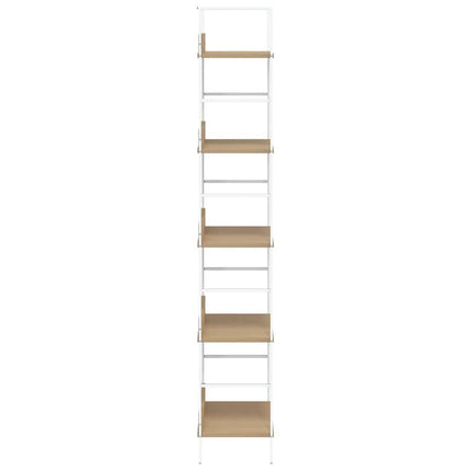 Bokhylla 5 hyllplan ek 60x27,6x158,5 cm konstruerat trä