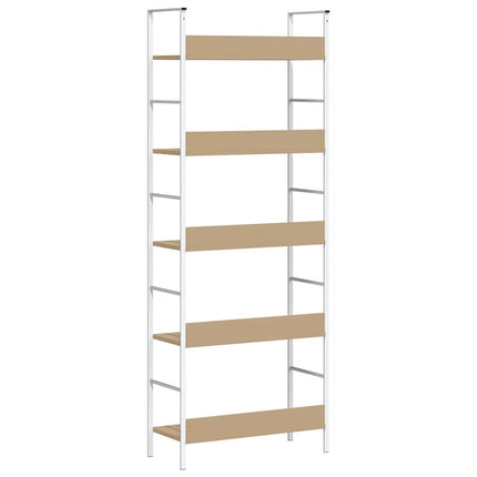Bokhylla 5 hyllplan ek 60x27,6x158,5 cm konstruerat trä