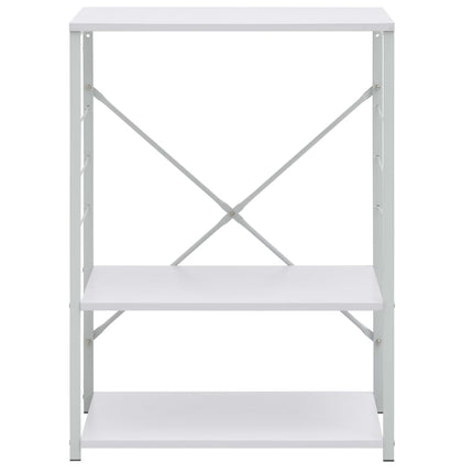 Hylla för mikrovågsugn vit 60x39,6x79,5 cm konstruerat trä