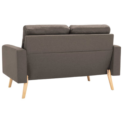 2-sitssoffa taupe tyg
