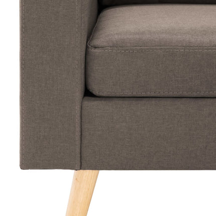 2-sitssoffa taupe tyg