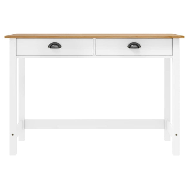 Avlastningsbord Hill med 2 lådor 110x45x74 cm massiv furu