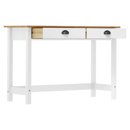 Avlastningsbord Hill med 2 lådor 110x45x74 cm massiv furu