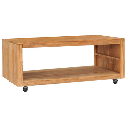Soffbord 110x60x40 cm massiv teak