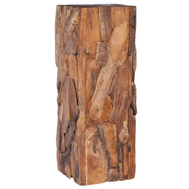 Sidobord 30x30x80 cm massiv teak