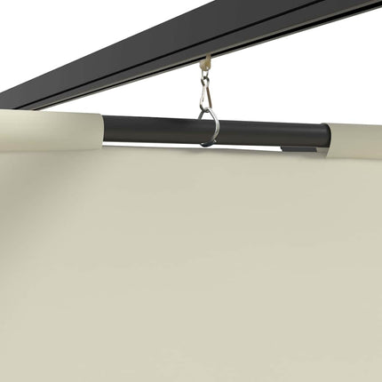 Paviljong 4x3 m gräddvit
