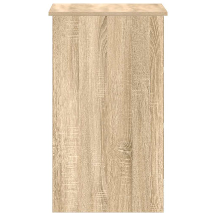 Skrivbord sonoma-ek 90x45x76 cm konstruerat trä