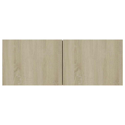 Tv-bänk sonoma-ek 80x30x30 cm konstruerat trä
