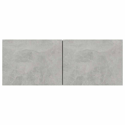 Tv-bänk betonggrå 80x30x30 cm konstruerat trä