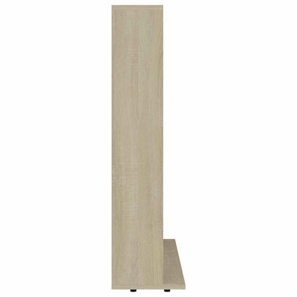 CD-hylla sonoma-ek 100x23x89,5 cm konstruerat trä