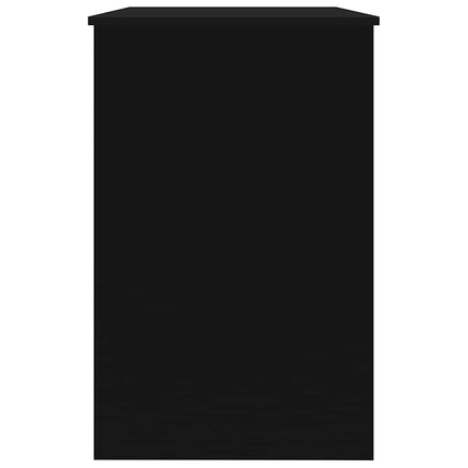 Skrivbord svart 100x50x76 cm konstruerat trä