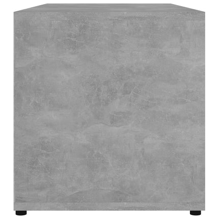 Tv-bänk betonggrå 80x34x36 cm konstruerat trä