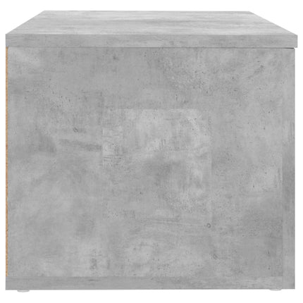 Tv-bänk betonggrå 80x34x30 cm konstruerat trä
