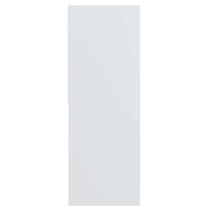 Bokhylla vit 67x24x161 cm konstruerat trä