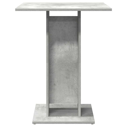 Bistrobord betonggrå 60x60x75 cm konstruerat trä