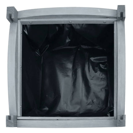 Odlingslådor upphöjda 2 st 30x30x30 cm massivt granträ
