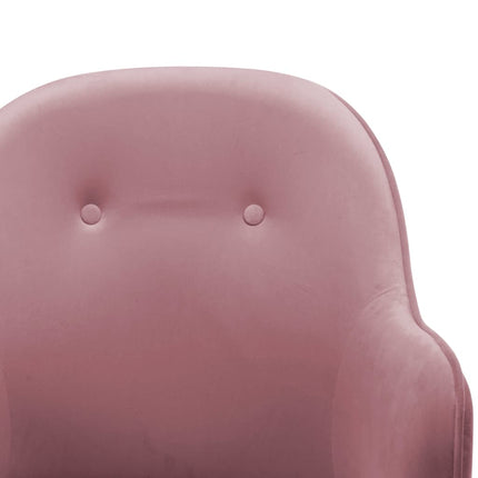 Gungstol rosa sammet