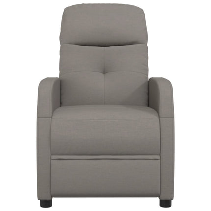 Reclinerfåtölj taupe tyg