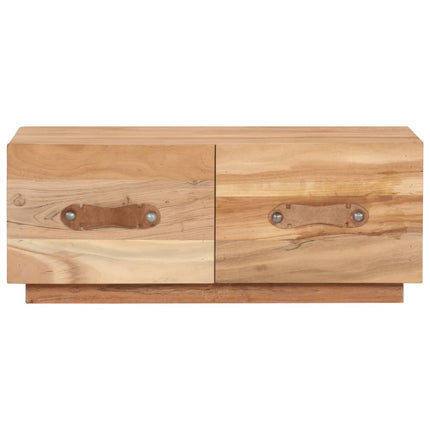 Soffbord 90x50x35 cm massivt återvunnet trä