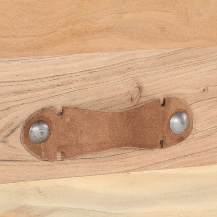 Soffbord 90x50x35 cm massivt återvunnet trä