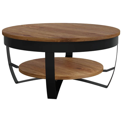 Soffbord 65x65x32 cm massivt akaciaträ