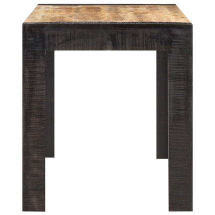 Matbord 140x70x76 cm massivt grovt mangoträ