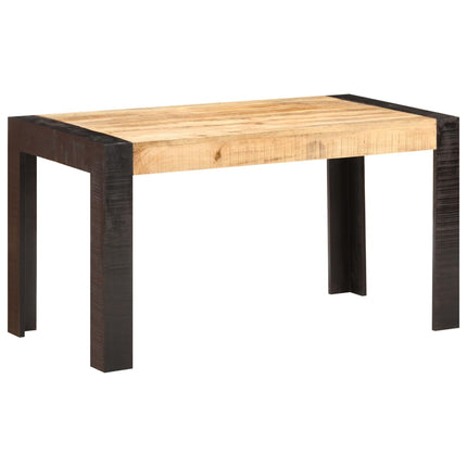Matbord 140x70x76 cm massivt grovt mangoträ