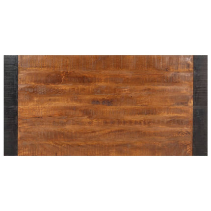 Matbord 140x70x76 cm massivt grovt mangoträ