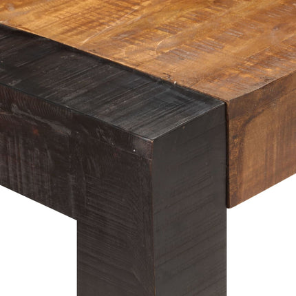 Matbord 140x70x76 cm massivt grovt mangoträ