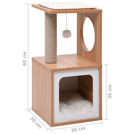 Klösträd med klösmatta i sisal 60 cm