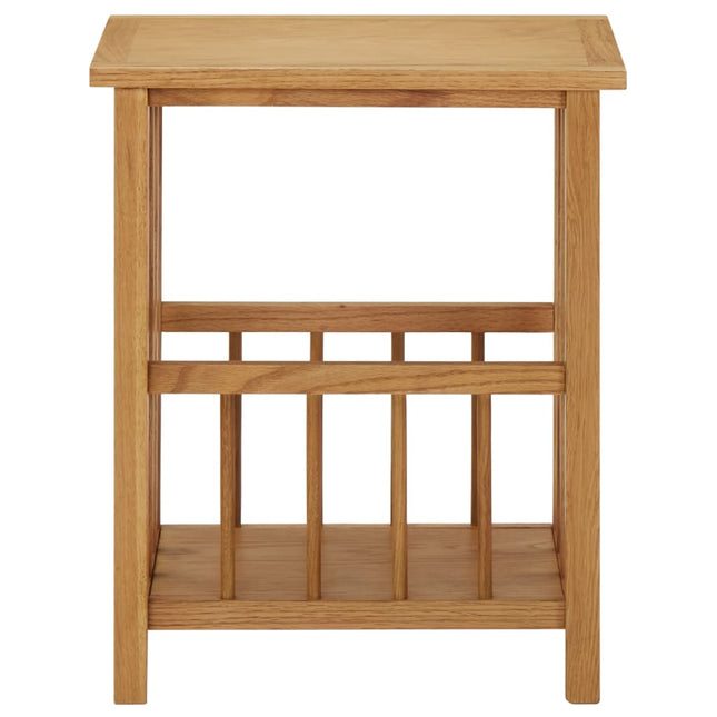 Tidningsbord 45x35x55 cm massiv ek