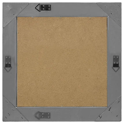 Väggspegel barockstil 50x50 cm svart