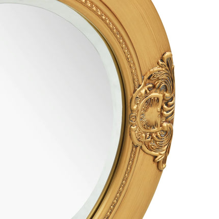 Väggspegel barockstil 50 cm guld