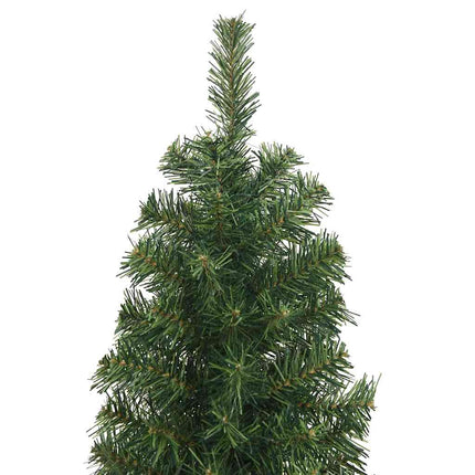Smal plastgran med fot grön 240 cm PVC