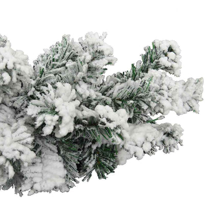Julgirlang med snö 5 m PVC