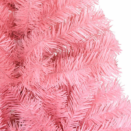 Plastgran med fot rosa 150 cm PVC