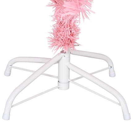 Plastgran med fot rosa 150 cm PVC