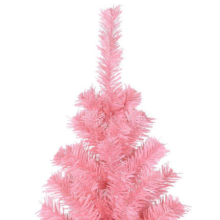 Plastgran med fot rosa 180 cm PVC