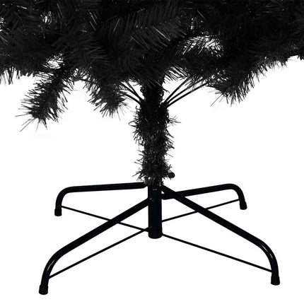 Plastgran med fot svart 210 cm PVC