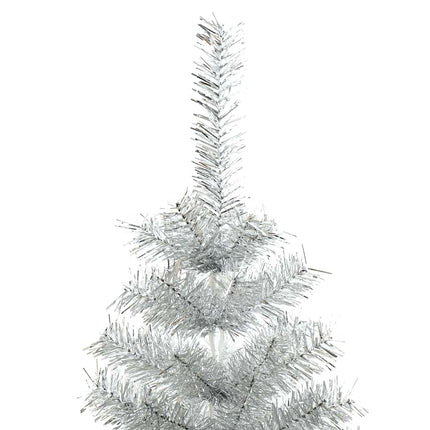 Plastgran med fot silver 150 cm PET