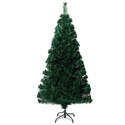 Plastgran med fot grön 150 cm fiberoptik