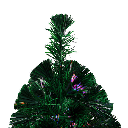 Plastgran med fot grön 150 cm fiberoptik