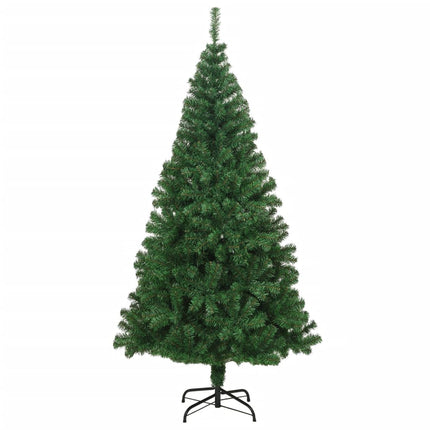 Plastgran med tjocka grenar grön 210 cm PVC