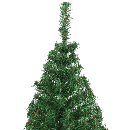 Plastgran med tjocka grenar grön 210 cm PVC